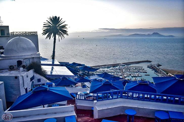 The Blue And White Perle Villa Sidi Bou Ali Exterior foto