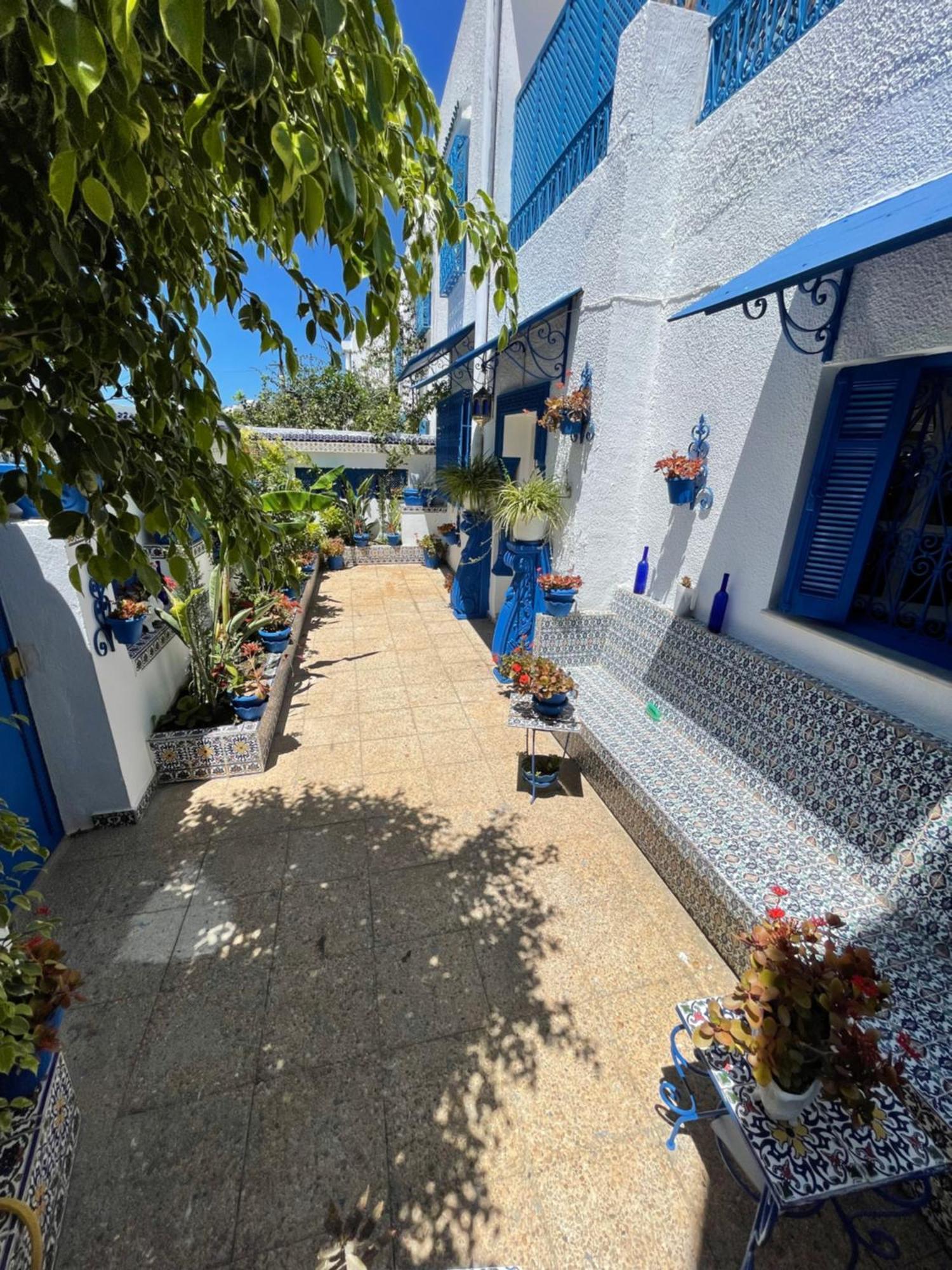 The Blue And White Perle Villa Sidi Bou Ali Exterior foto